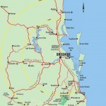Map of Mount Tamborine location within South East Queensland