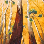 Annie Franklin Painting from the Drift Exhibition on Mount Tamborine