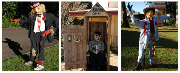 Scarecrows at Tamborine Mountain Scarecrow Festival
