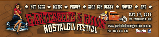Garterbelts & Gasoline Festival 2012 Mt Tamborine Poster Garterbelts & Gasoline Festival 2012 Mt Tamborine