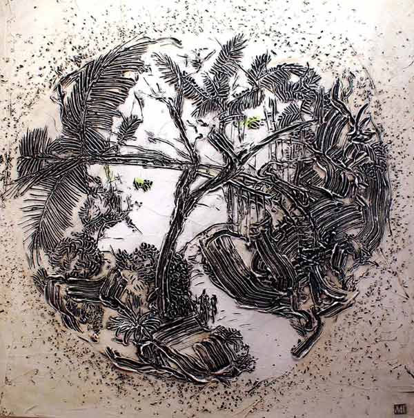 Drawing from  On Off The Wall Exhibition at Gallery Works
