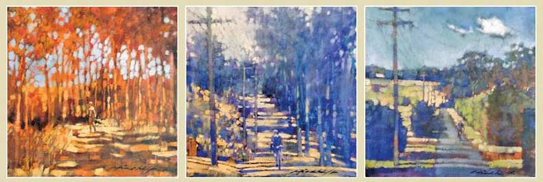 Pictures from David Hinchliffe New Exhibition Mt Tamborine