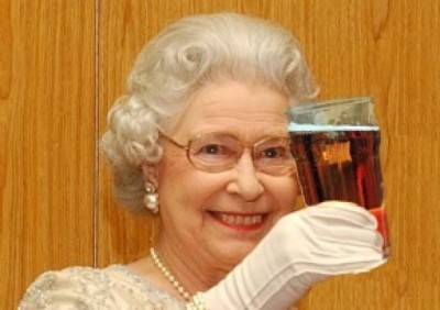 The Queen Celebrating