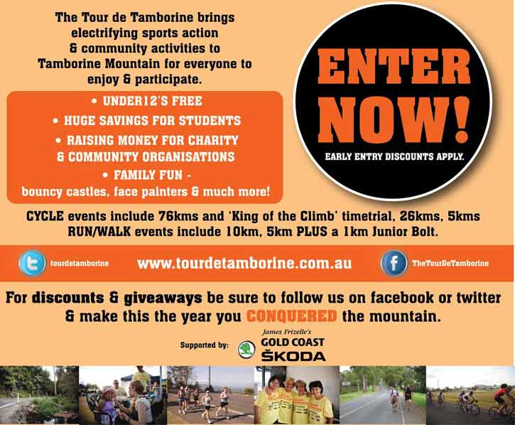 Poster Tour De Tamborine Bottom
