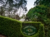 Hedge with Tamborine Mountain Bed and Breakfast sign Hedge with Tamborine Mountain Bed and Breakfast sign