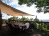 Guests enjoying breakfast on the deck at Tamborine Mountain Bed and Breakfast Guests enjoying breakfast on the deck at Tamborine Mountain Bed and Breakfast